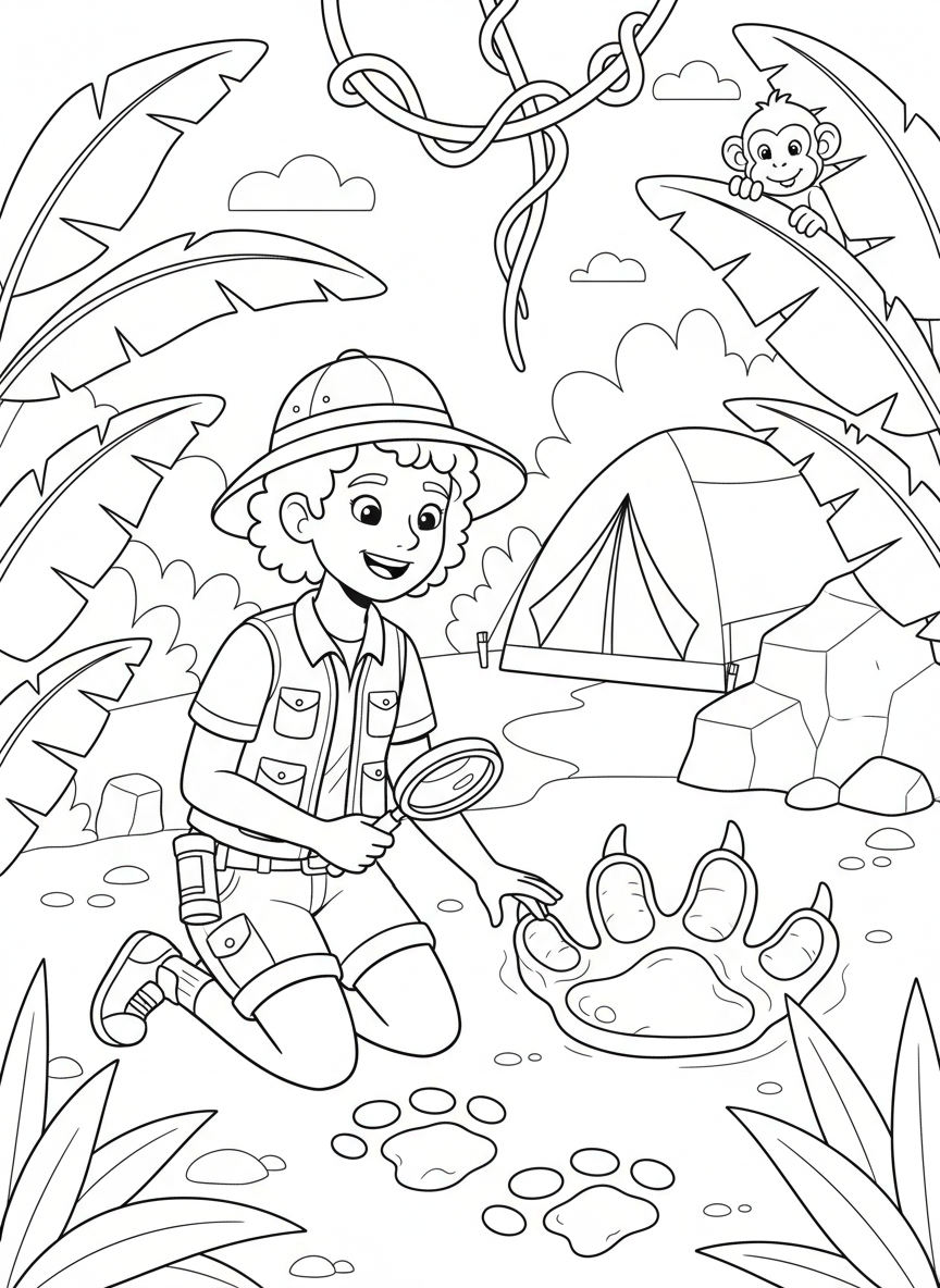 Forscher entdeckt Spuren im Dschungel