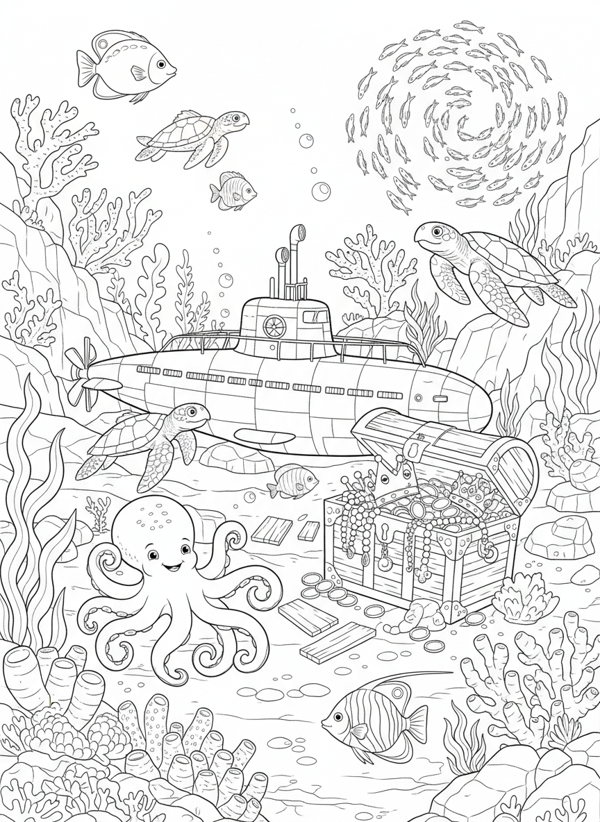 U-Boot entdeckt einen Schatz am Meeresgrund