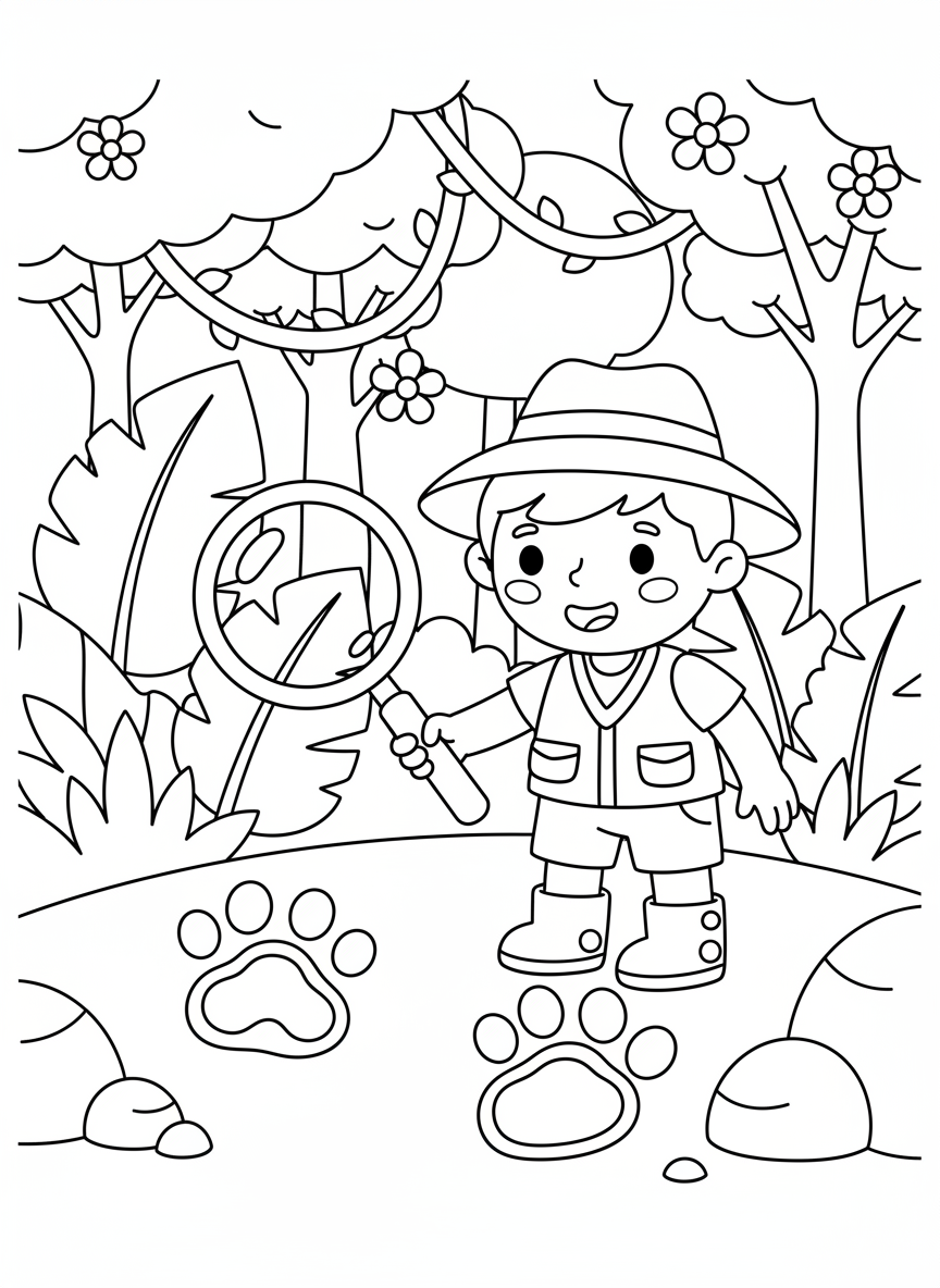 Forscher entdeckt Spuren im Dschungel