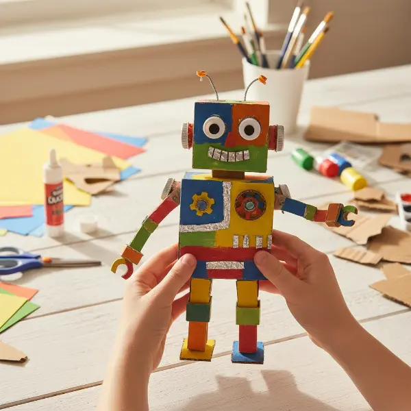 Robuste Roboter-Figur mit Gelenken