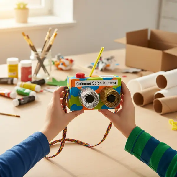 Geheime Spion-Kamera aus Recycling-Materialien