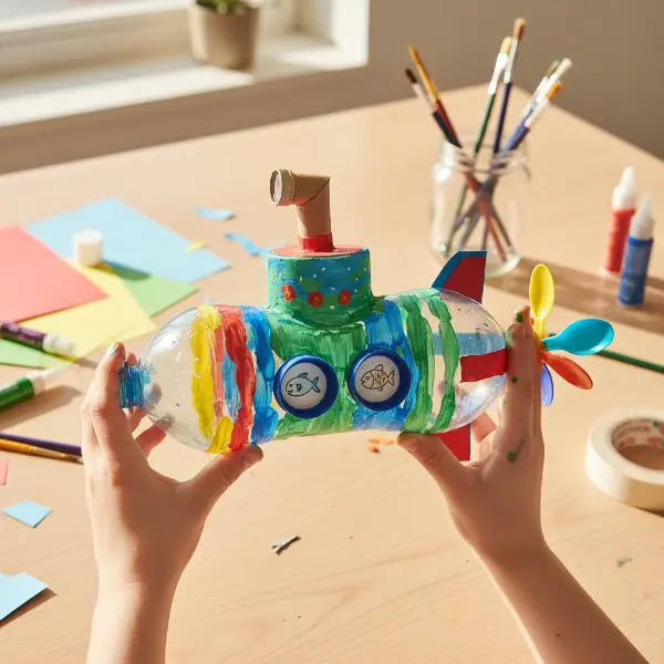 Abenteuer-U-Boot aus PET-Flasche