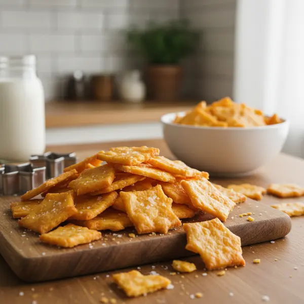 Knusprige Käse-Cracker Hausgemacht