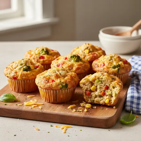 Käse-Gemüse-Muffins